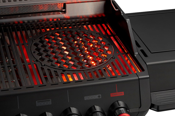 Gratar pe gaz, 4 arzatoare inox, arzator infrarosu, grile fonta, Enders Monroe Pro 4 SIKR Turbo Shadow, 836633 [7]