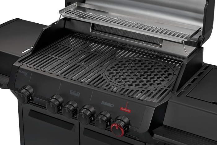 Gratar pe gaz, 4 arzatoare inox, arzator infrarosu, grile fonta, Enders Monroe Pro 4 SIKR Turbo Shadow, 836633 [4]