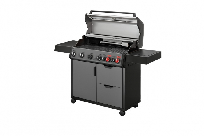 Gratar pe gaz, 6 arzatoare inox, arzator infrarosu, grile fonta, Enders Hyde 6 SIKR Turbo II 804433 [2]