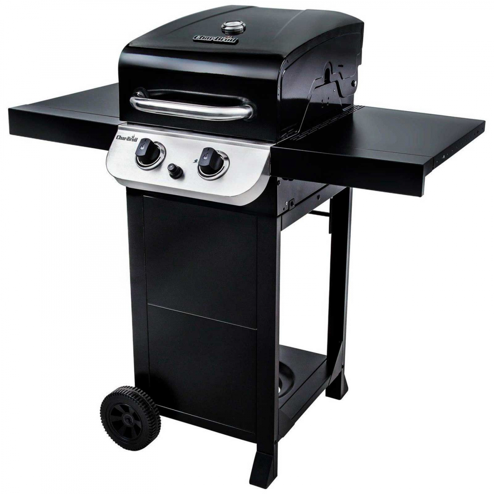 Gratar pe gaz Char-Broil Convective 210B, 2 arzatoare din inox, gratare din fonta [3]
