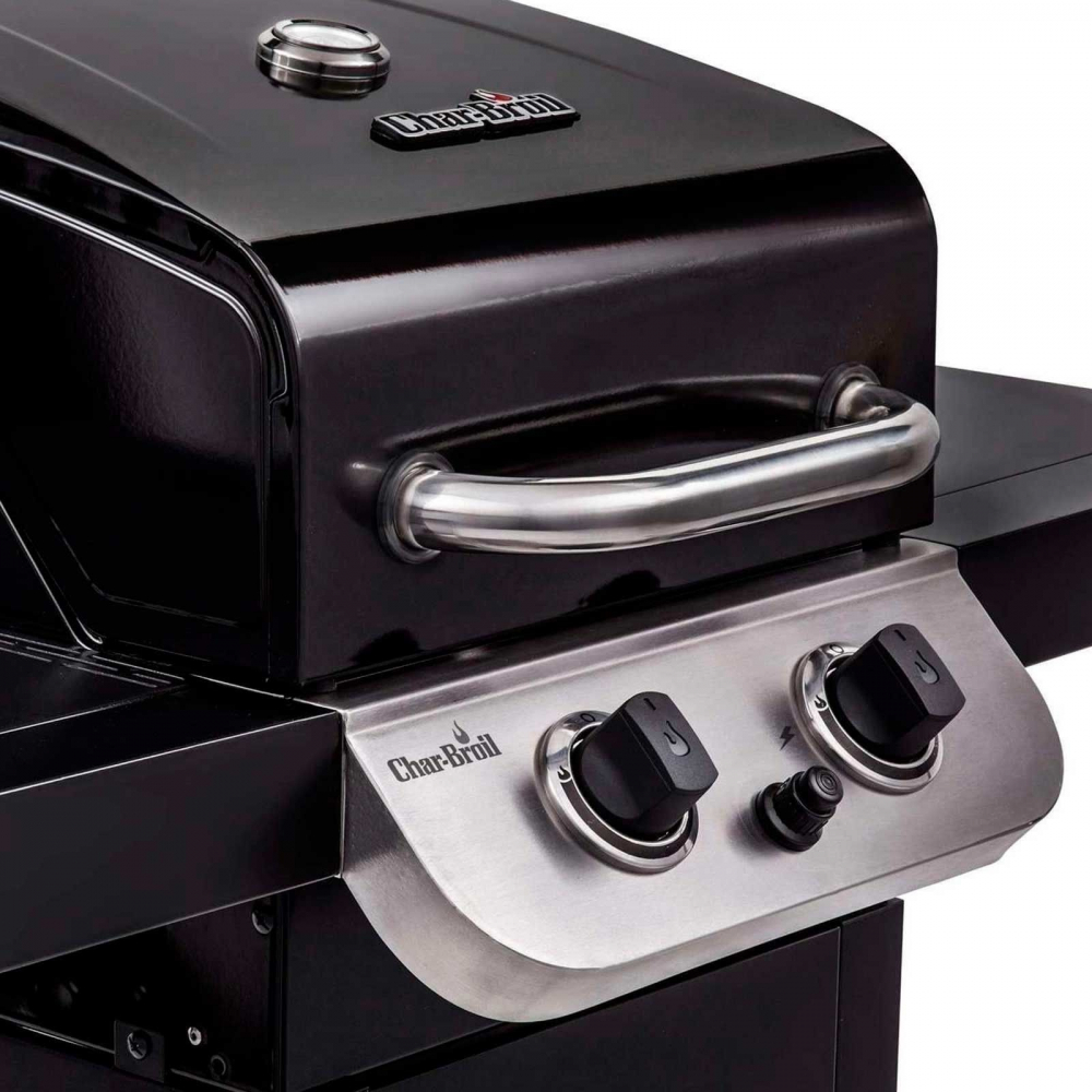 Gratar pe gaz Char-Broil Convective 210B, 2 arzatoare din inox, gratare din fonta [8]