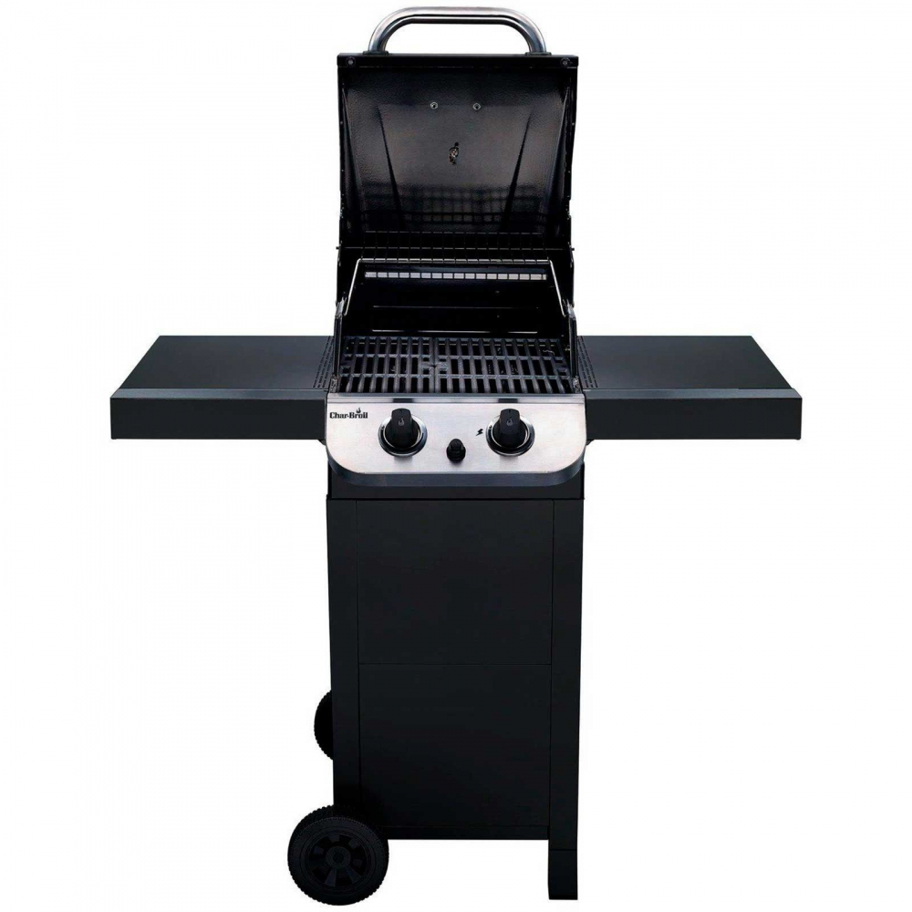 Gratar pe gaz Char-Broil Convective 210B, 2 arzatoare din inox, gratare din fonta [6]