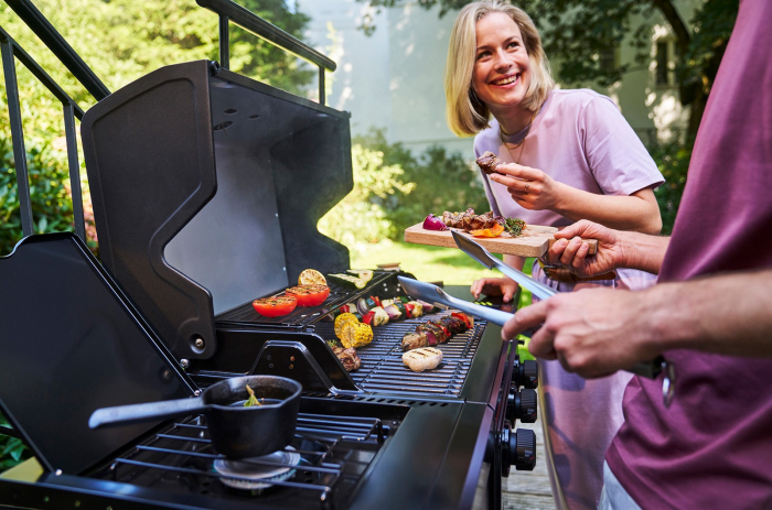 Gratar pe gaz Char-Broil Essential 3 G cu 3 arzatoare, grile din fonta, TRU-Infrared 140234 [14]