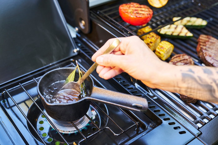 Gratar pe gaz Char-Broil Essential 4 G cu 4 arzatoare, grile din fonta, TRU-Infrared 140235 [9]