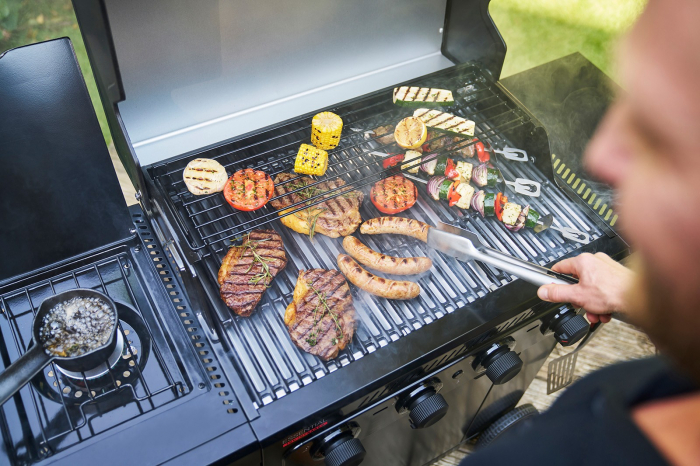 Gratar pe gaz Char-Broil Essential 4 G cu 4 arzatoare, grile din fonta, TRU-Infrared 140235 [15]