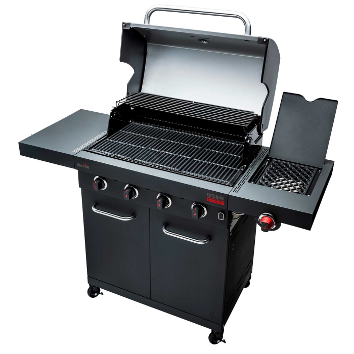 Gratar pe gaz Char-Broil Professional Power Edition 4, grile si plita din fonta, sear burner, TRU-Infrared 140985 [5]