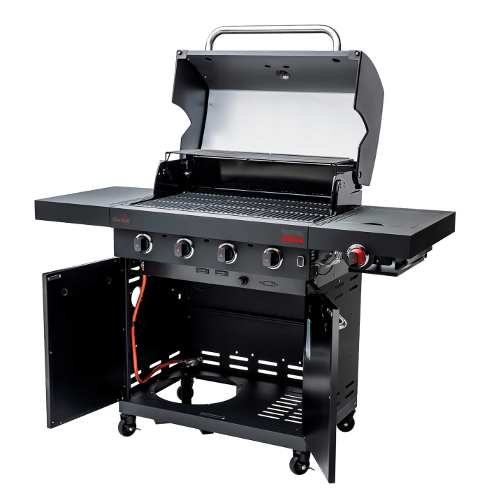 Gratar pe gaz Char-Broil Professional Power Edition 4, grile si plita din fonta, sear burner, TRU-Infrared 140985 [4]