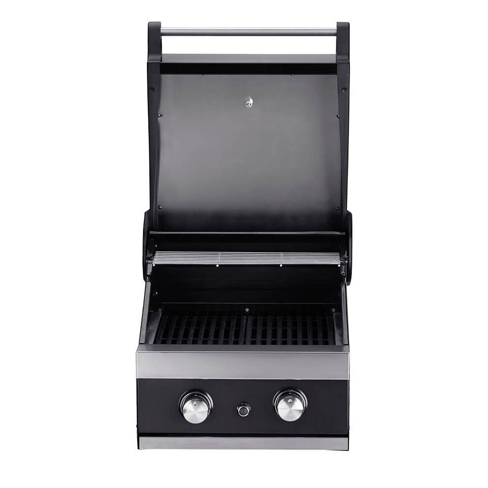 Gratar pe gaz cu 2 arzatoare din inox, incastrabil, gratare din fonta, Grandhalll Classic K02000232A [2]