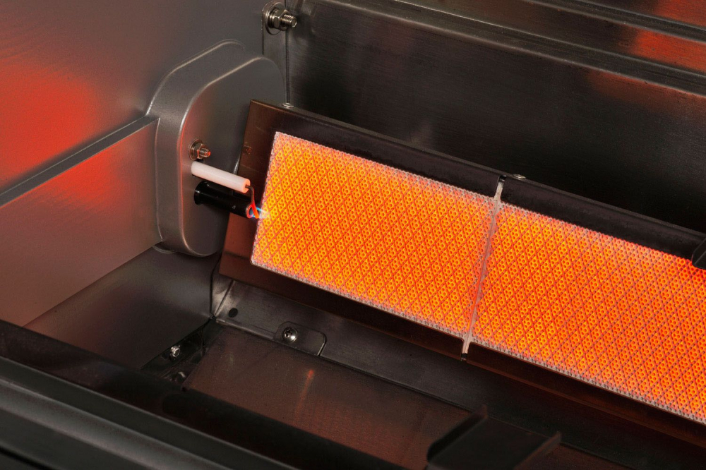 Gratar pe gaz cu 2 arzatoare infrarosu, incastrabil, gratare din fonta, Crossray by Heatstrip TCS2EU30 [5]