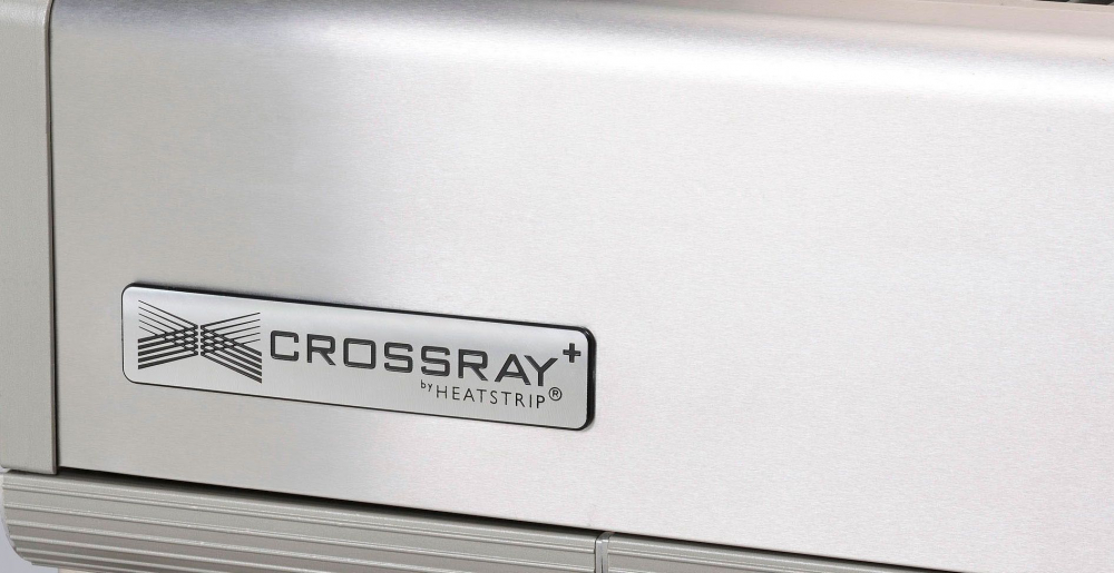 Gratar pe gaz cu 2 arzatoare infrarosu, incastrabil, gratare din fonta, Crossray by Heatstrip TCS2EU30 [8]