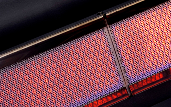 Gratar pe gaz cu 4 arzatoare infrarosu, incastrabil, gratare din fonta, negru, Crossray by Heatstrip TCX4FL(B)30 [4]