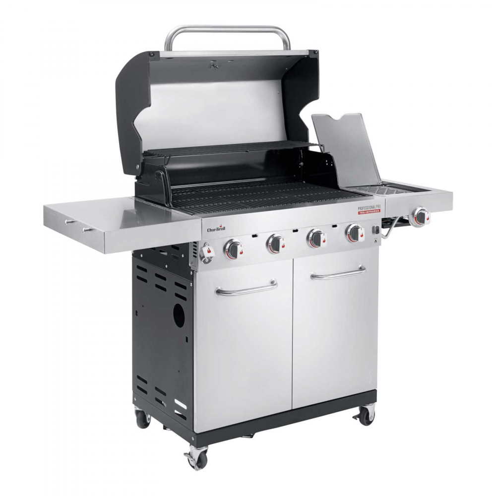 Gratar pe gaz din inox Char-Broil Professional Pro S 4, grile din fonta, sear burner, TRU-Infrared 140921 [3]