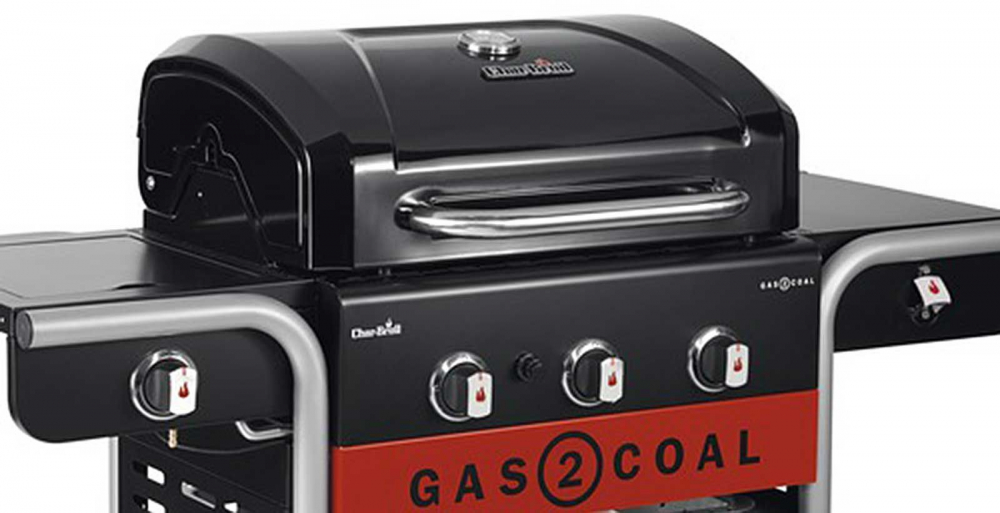 Gratar pe gaz si carbuni hibrid Char-Broil Gas2Coal 2.0 330 cu 3 arzatoare 140925 [7]