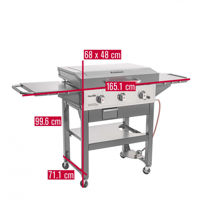 Gratar pe gaz tip plancha cu 3 arzatoare Char-Broil Griddle 3400 140999 [7]