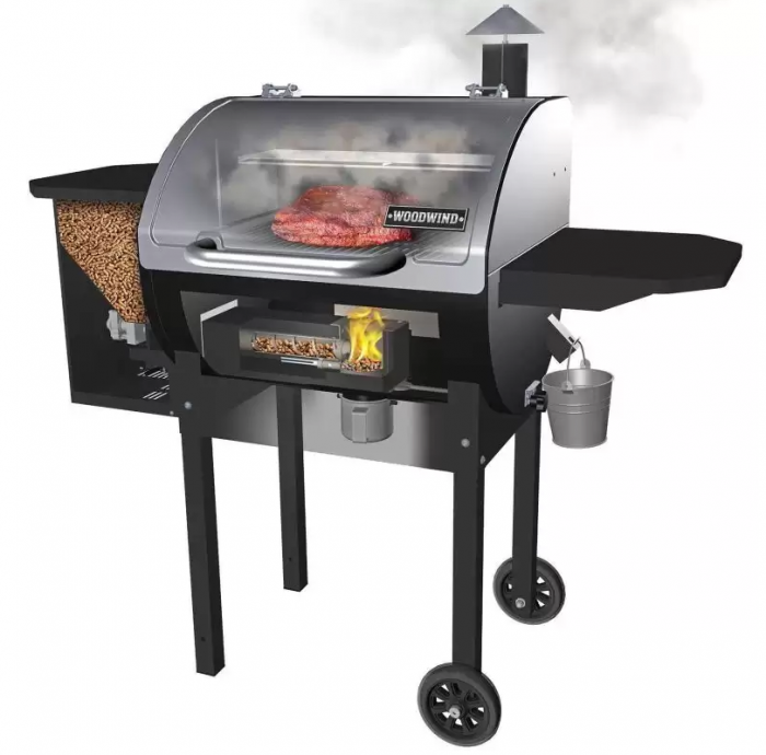 GRATAR PE PELETI WOODWIND 24" CAMP CHEF FUNCTIE WIFI CC-PG24CLCE [2]