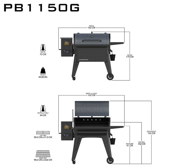 Gratar si afumatoare pe peleti Pit Boss Navigator 1150 10616 [7]