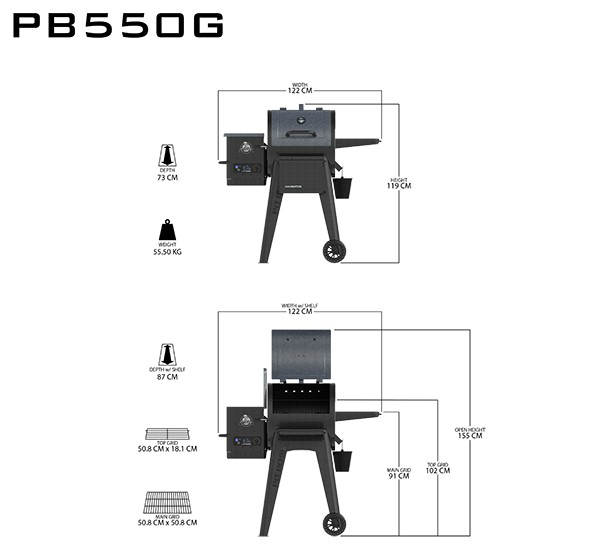Gratar si afumatoare pe peleti Pit Boss Navigator 550 10613 [8]