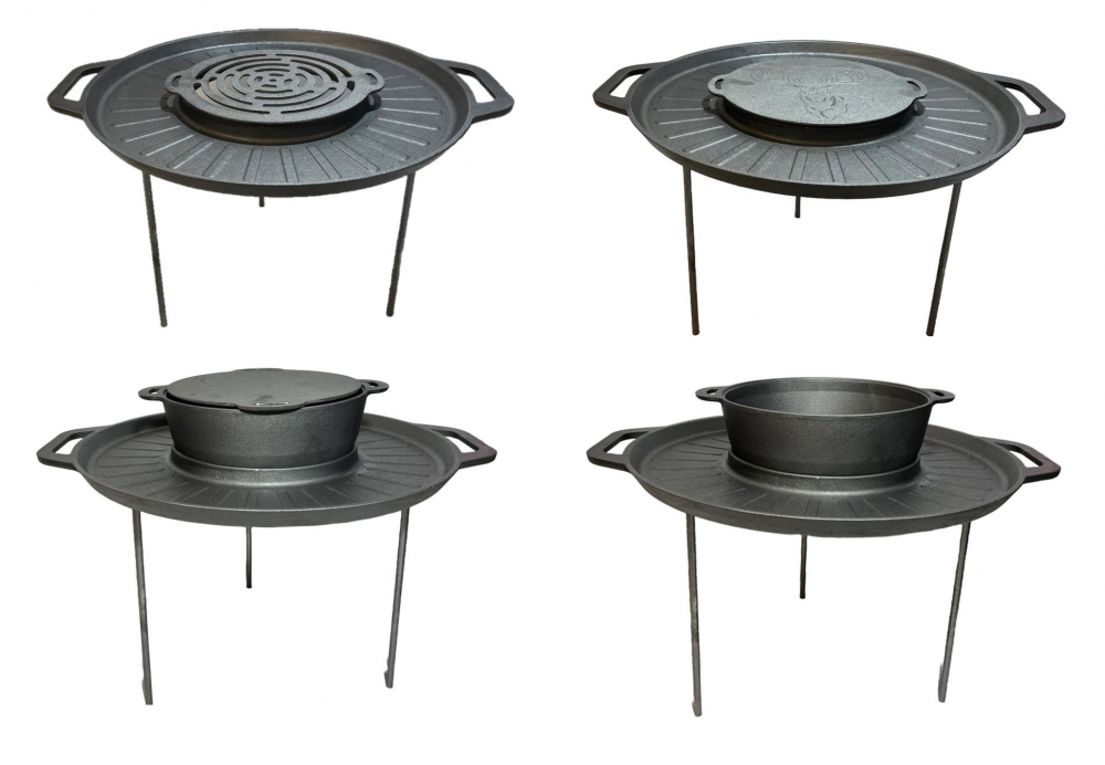 GRILL DISC SET MULTIFUNCTIONAL 4 PIESE [5]