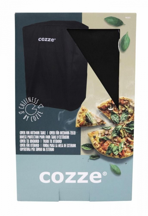 Husa pentru cuptor de pizza, gratar, masa exterior 90300 si 90522, 73 x 64 x 109 cm, material rezistent UV, negru Cozze 90301 [8]