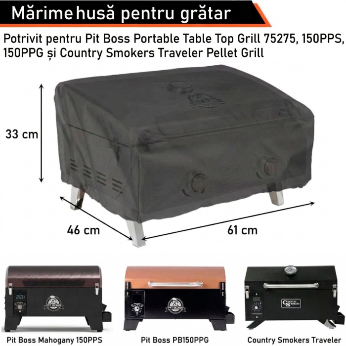 Husa pentru gratar portabil Pit Boss Navigator PB150 32125 [3]
