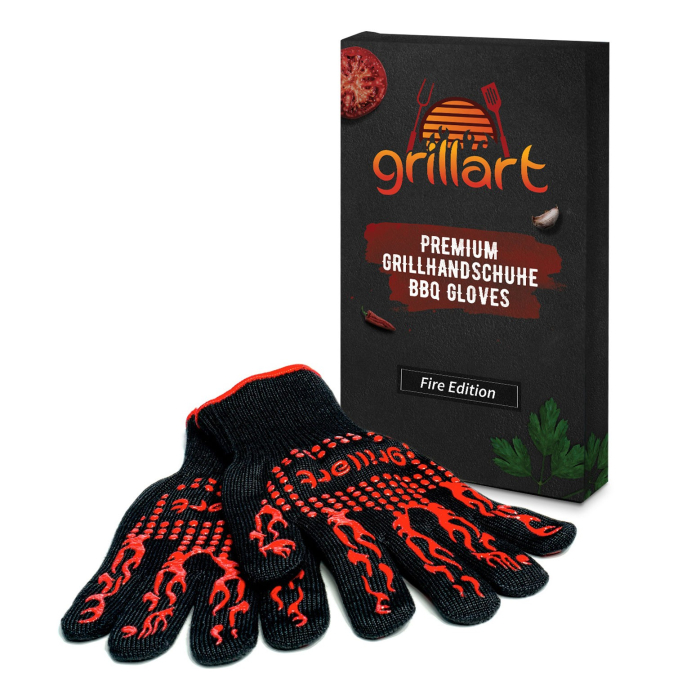 Manusi din bumbac si aramida pentru gratar Grillart Fire Edition GA-1002-1 [3]