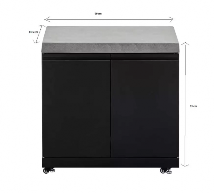 MODUL BUCATARIE DE EXTERIOR CU BLAT DE LUCRU GRANDHALL K01000292W [2]