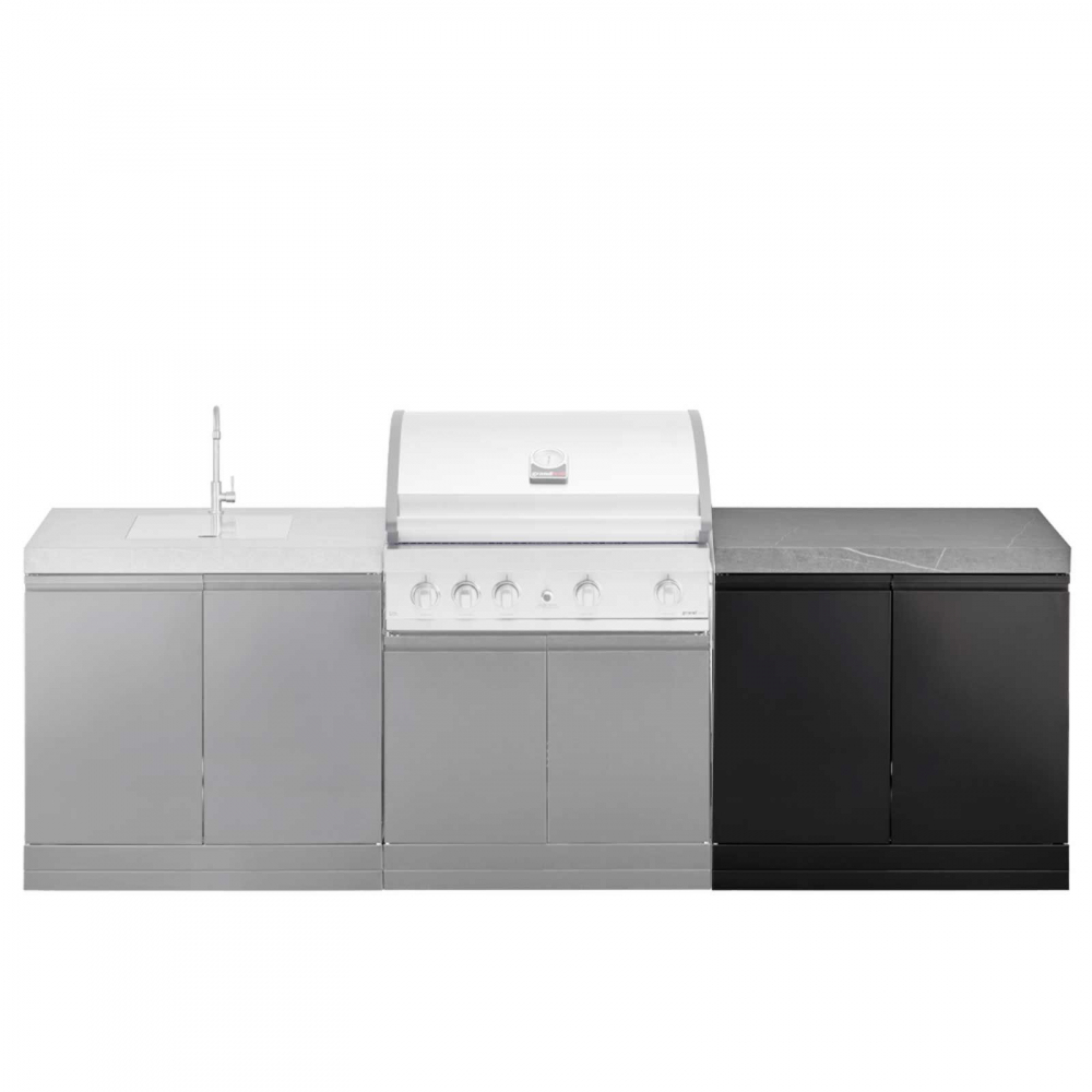 Modul bucatarie de exterior cu blat de lucru si spatiu depozitare Grandhall K01000292W [7]