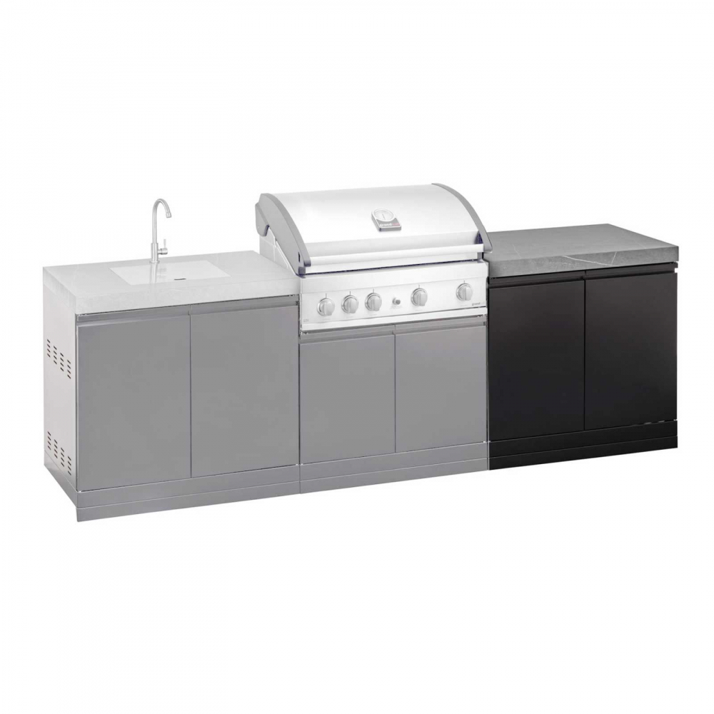 Modul bucatarie de exterior cu blat de lucru si spatiu depozitare Grandhall K01000292W [8]
