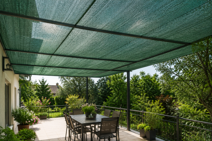 Plasa de umbrire verde 1.7 m grad umbrire 35% [2]