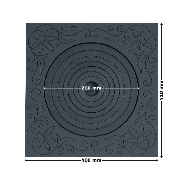 Plita cu desen 400 x 410 model cu flori [2]