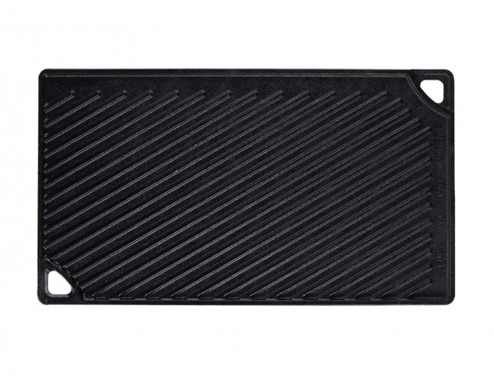 PLITA DIN FONTA CU 2 FETE NETEDA SI GRILL 42,5 x 24 CM LODGE L-DP3 [2]
