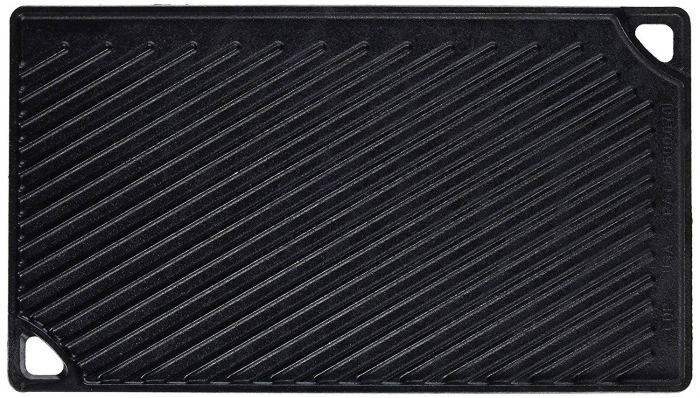 Plita din fonta cu 2 fete neteda si grill Lodge 42,5 x 24 cm L-DP3 [2]