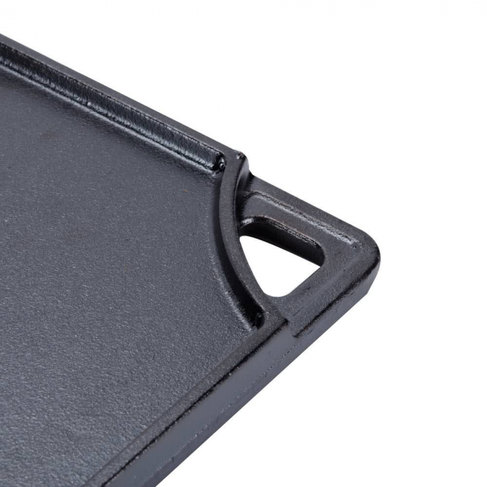 Plita din fonta cu 2 fete neteda si grill Lodge 42,5 x 24 cm L-DP3 [5]