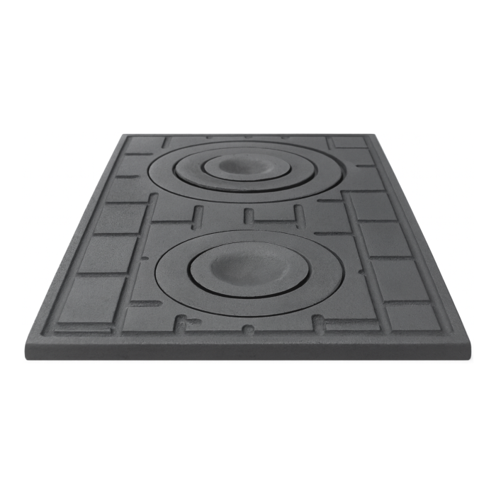 Plita din fonta cu doua ochiuri 490 x 310 mm [3]