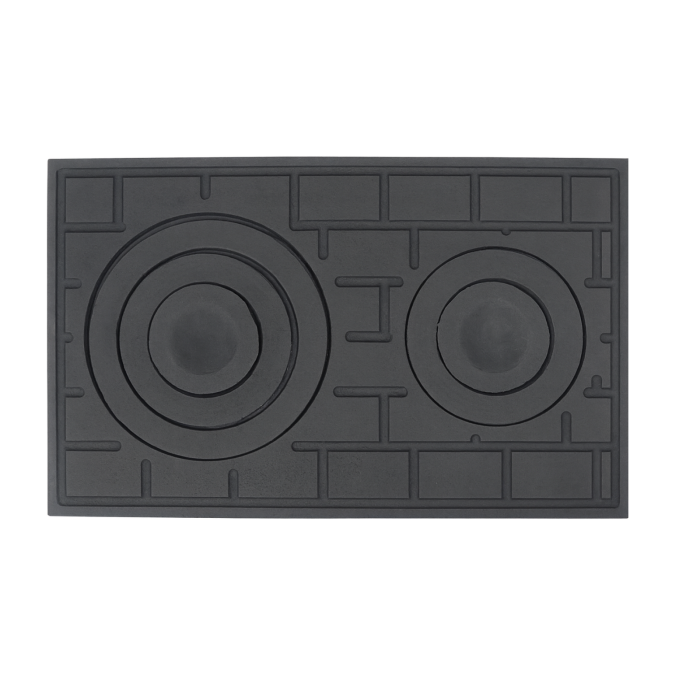 Plita din fonta cu doua ochiuri 490 x 310 mm [1]