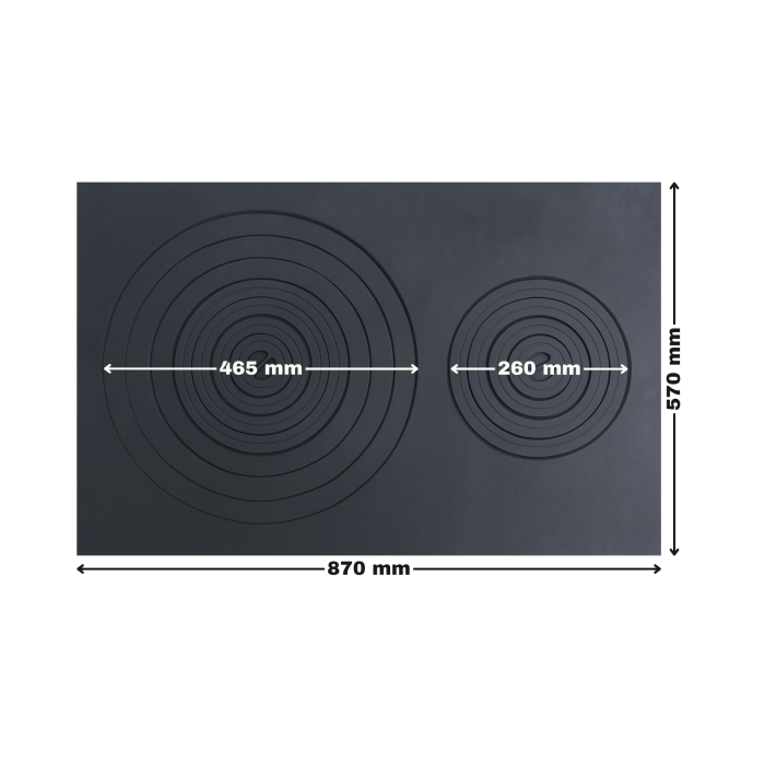 PLITA DIN FONTA CU DOUA OCHIURI 870 mm L x 570 mm l [2]