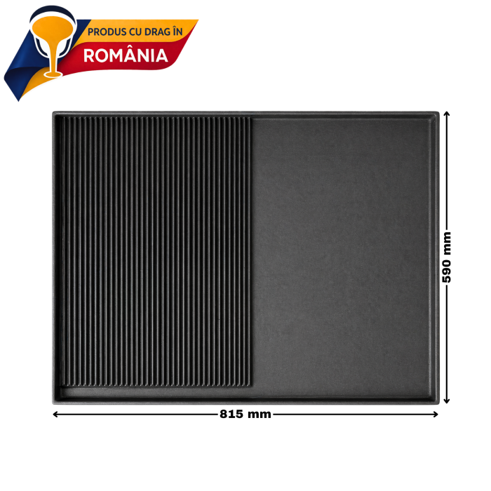 PLITĂ DIN FONTĂ MIXTĂ CU BORDURĂ 815 x 590 mm [2]