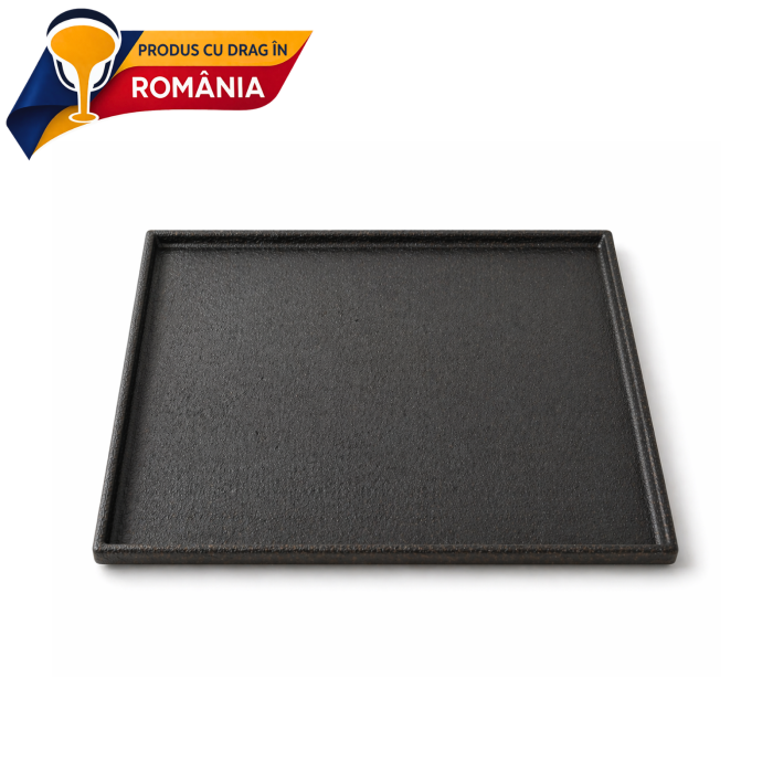 PLITĂ DIN FONTĂ NETEDĂ CU BORDURĂ 500 x 400 mm [4]