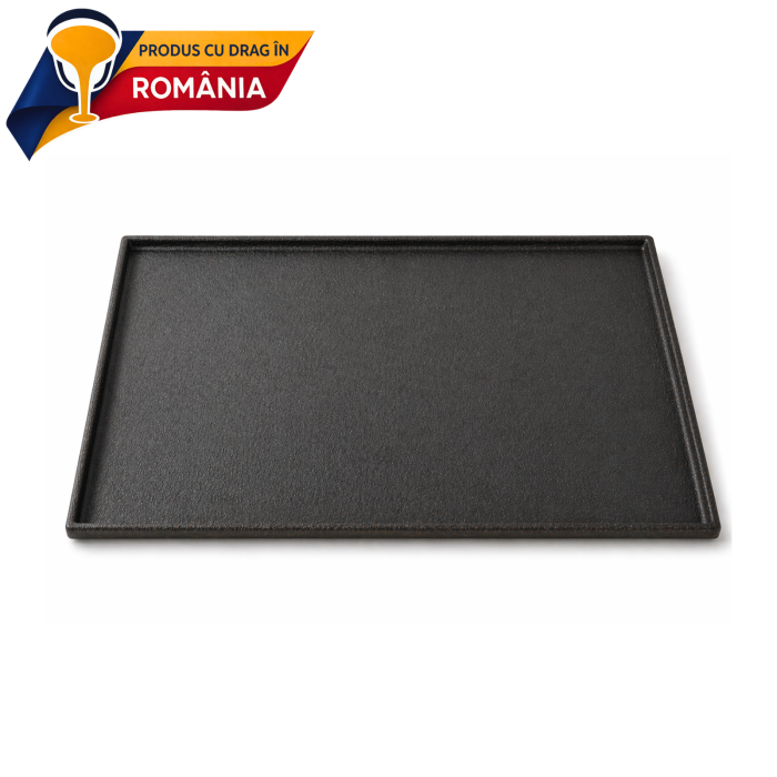 PLITĂ DIN FONTĂ NETEDĂ CU BORDURĂ 690 x 470 mm [4]