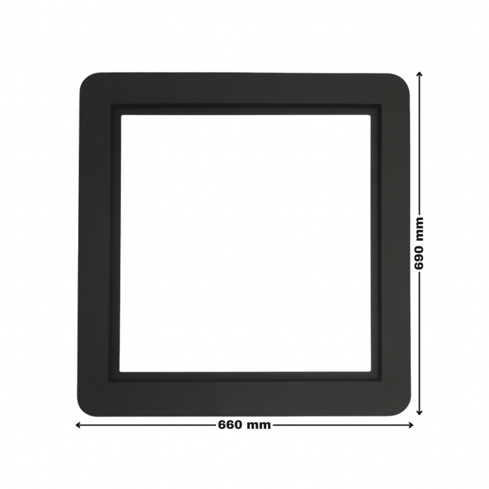 PLITĂ DIN FONTĂ + RAMĂ 690mm L x 660 mm l, 20 mm grosime [3]