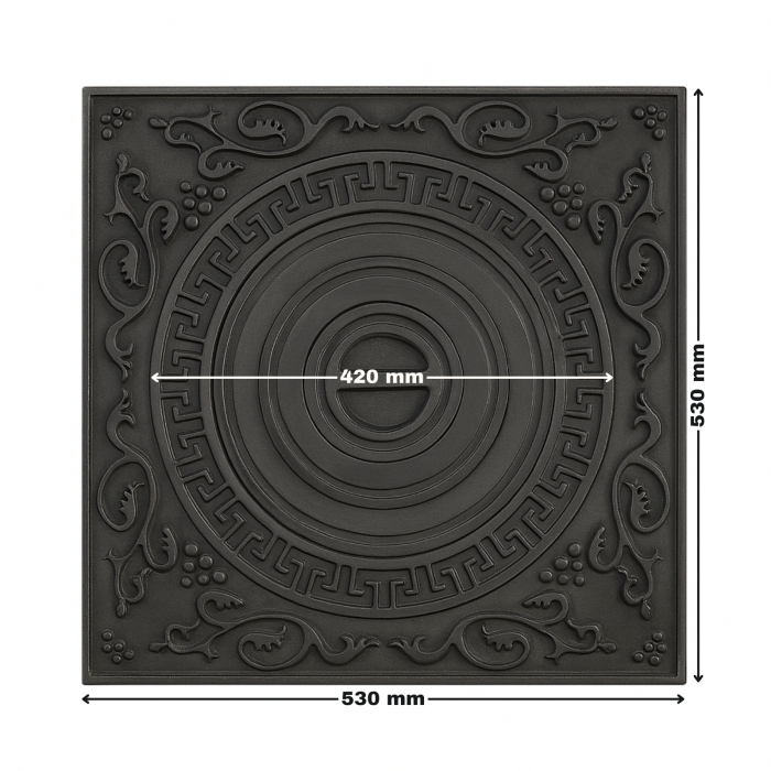 Plita mare cu desen 530 x 530 [3]