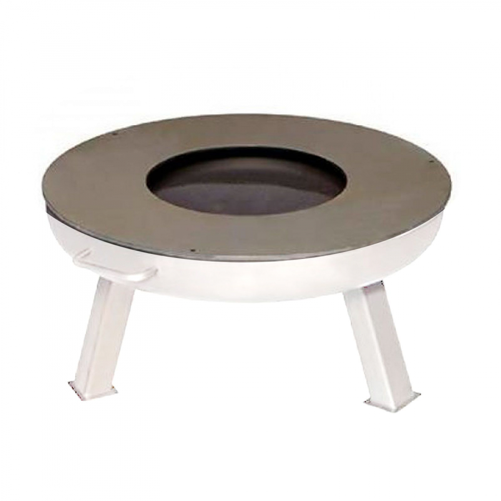 Plita rotunda de otel pentru semineu Buschbeck 80 cm 4033886111283 [2]