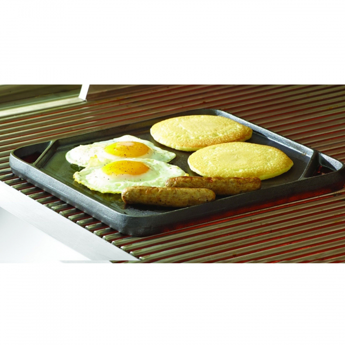 Plita universala din fonta cu 2 fete neteda si grill 26 x 26 cm Mr. Padelllas Activa 20020 [4]