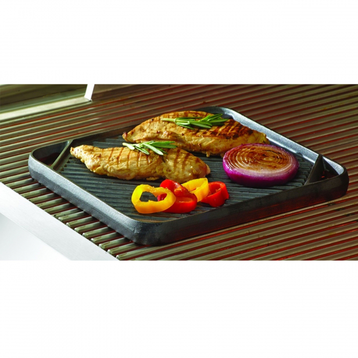 Plita universala din fonta cu 2 fete neteda si grill 26 x 26 cm Mr. Padelllas Activa 20020 [5]