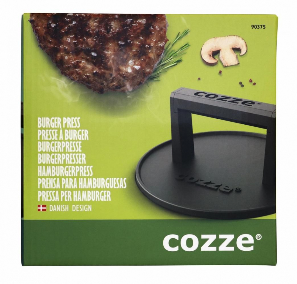 Presa din fonta pentru hamburger carne Cozze diametru 16 x 8 cm 90375 [5]