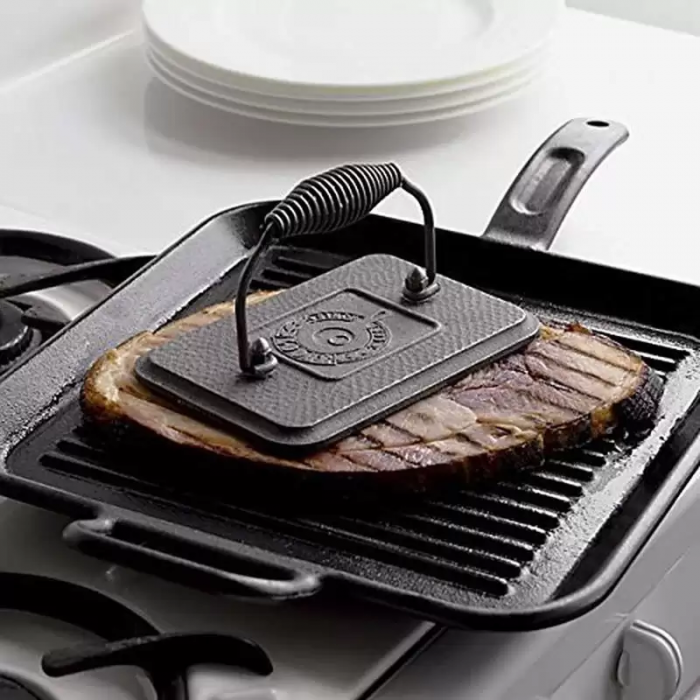 PRESA DREPTUNGHIULARA PENTRU GRILL 17 x 11 x 28 cm LODGE L-GP3 [4]