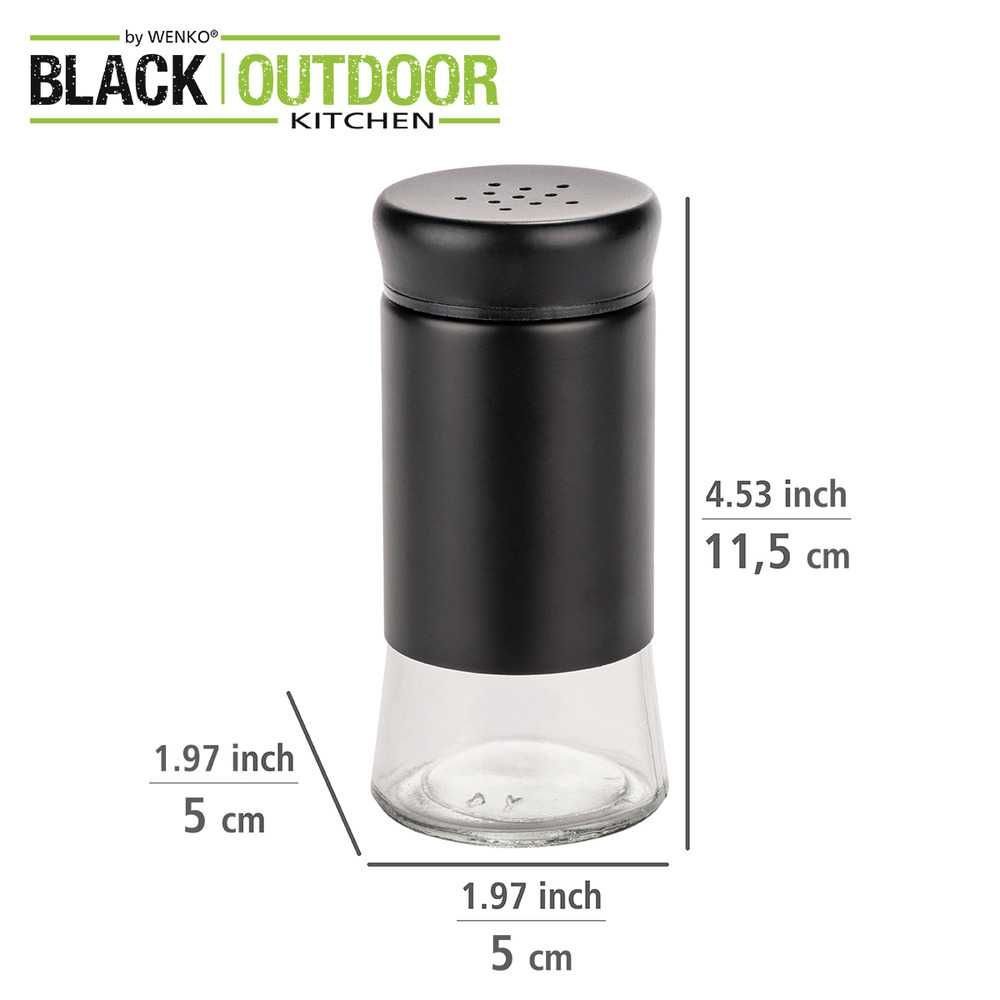 Recipient pentru condimente din sticla Wenko Black Outdoor Kitchen 55020100 [3]