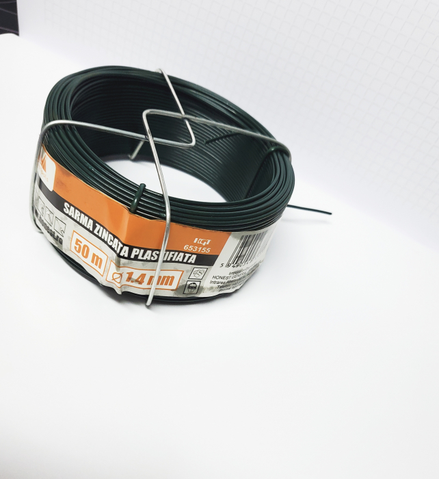 SARMA ZINCATA PLASTIFIATA 50 M DIAMETRU 1.4 mm [3]