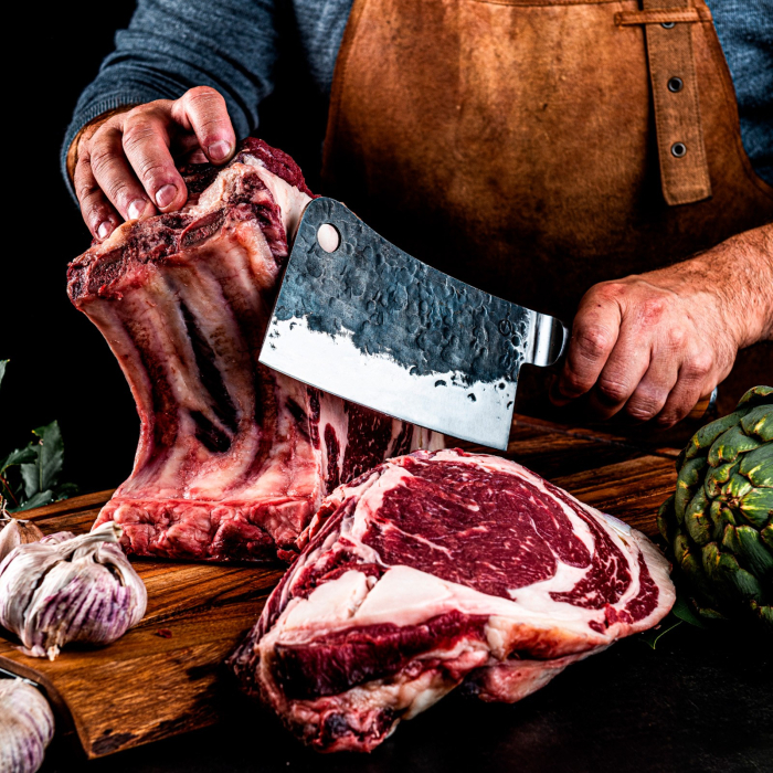 Satar cu maner din lemn de maslin Forged Olive OLIVECLEAVER [3]