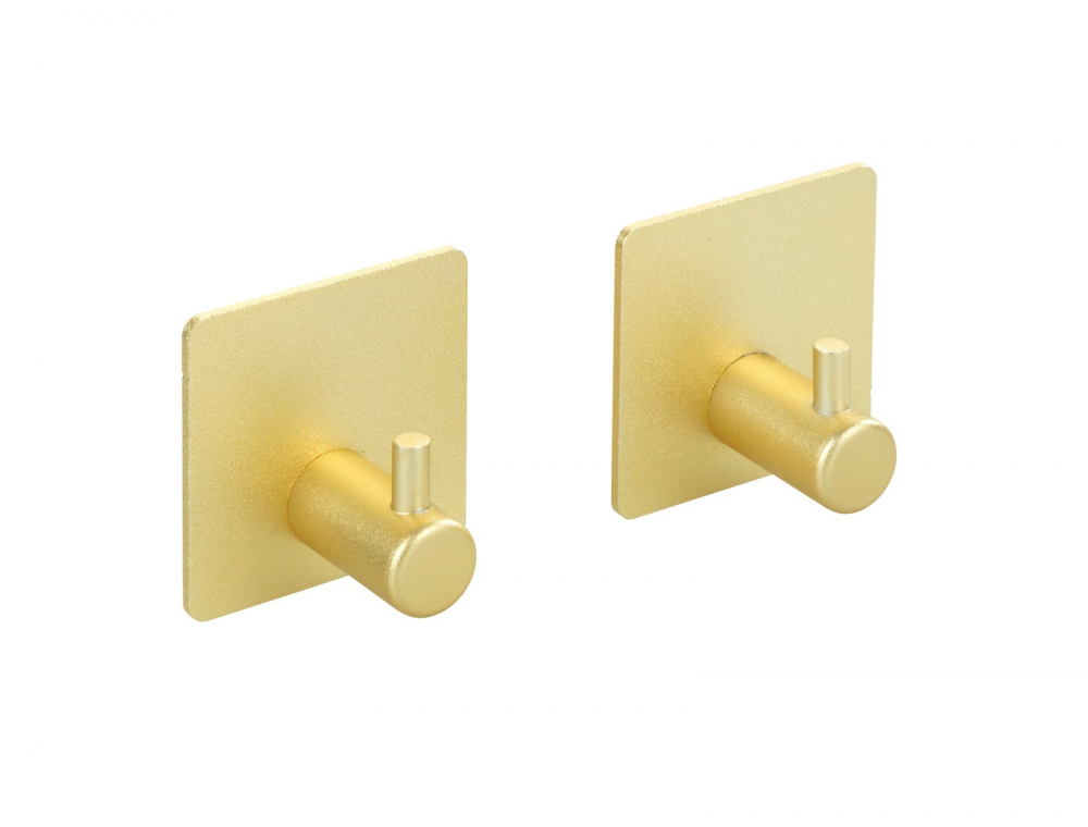 Set 2 bucati carlige Wenko Aluminium Ureo auriu mat 54860100 [2]